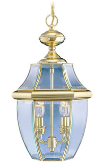 2 Light PB Outdoor Chain Lantern (108|2255-02)