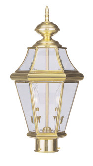 2 Light PB Outdoor Post Lantern (108|2264-02)