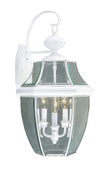 3 Light White Outdoor Wall Lantern (108|2351-03)