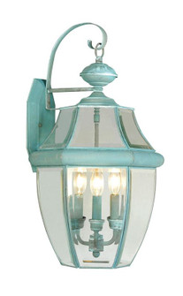 3 Light Verdigris Outdoor Wall Lantern (108|2351-06)