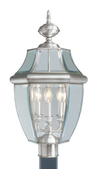 3 Light BN Outdoor Post Lantern (108|2354-91)