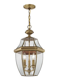 3 Light AB Outdoor Chain Lantern (108|2355-01)