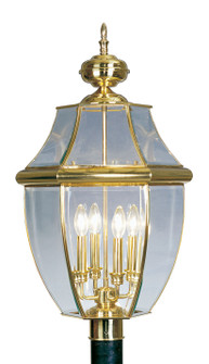 4 Light PB Outdoor Post Lantern (108|2358-02)