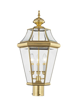 3 Light PB Outdoor Post Lantern (108|2364-02)