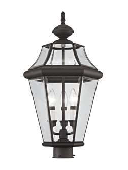 3 Light Bronze Outdoor Post Lantern (108|2364-07)