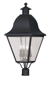 4 Light Black Outdoor Post Lantern (108|2548-04)