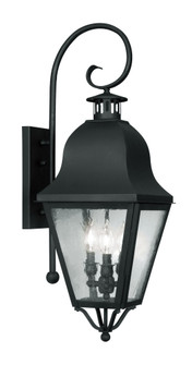 3 Light Black Outdoor Wall Lantern (108|2555-04)