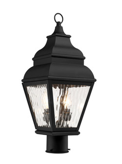 2 Light Black Outdoor Post Lantern (108|2603-04)