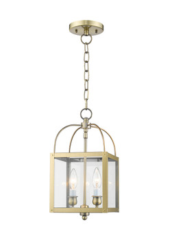 2 Light AB Chain Hang/Ceiling Mount (108|4041-01)