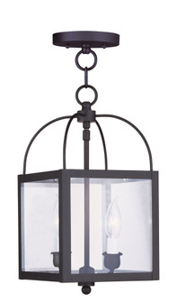 2 Light Black Chain Hang/Ceiling Mount (108|4041-04)
