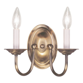 2 Light Antique Brass Wall Sconce (108|4152-01)