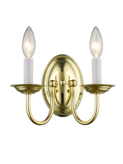 2 Light Polished Brass Wall Sconce (108|4152-02)