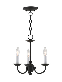 3 Light Black Mini Chandelier (108|4153-04)