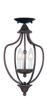 3 Light Bronze Chain Hang/Ceiling Mount (108|4170-07)