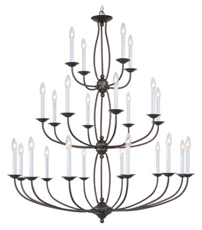 24 Light Bronze Chandelier (108|4180-07)