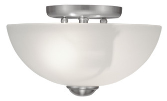 2 Light Brushed Nickel Ceiling Mount (108|4206-91)