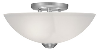 2 Light Brushed Nickel Ceiling Mount (108|4207-91)