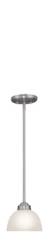 1 Light Brushed Nickel Mini Pendant (108|4210-91)