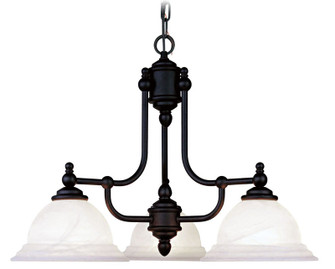 3 Light Black Chandelier (108|4253-04)