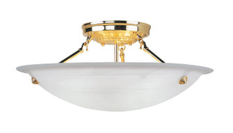 3 Light Polished Brass Ceiling Mount (108|4274-02)