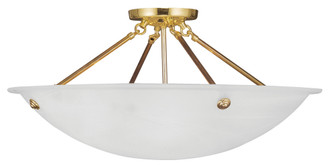 4 Light Polished Brass Ceiling Mount (108|4275-02)