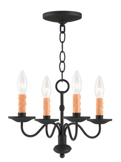4 Light Black Mini Chandelier (108|4464-04)