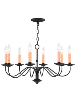 8 Light Black Chandelier (108|4468-04)