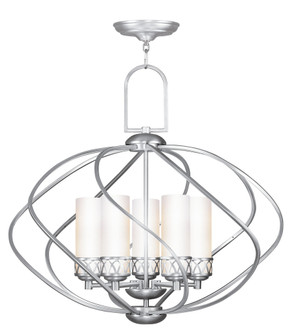 5 Light Brushed Nickel Chandelier (108|4725-91)