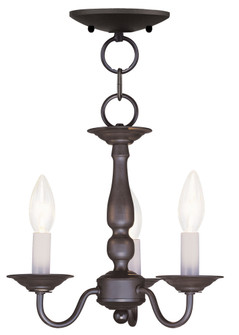 3 Light Bronze Chain Hang/Ceiling Mount (108|5009-07)