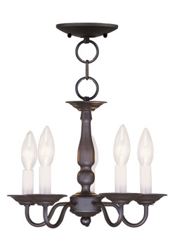 5 Light Bronze Chain Hang/Ceiling Mount (108|5011-07)