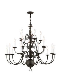 20 Light Bronze Chandelier (108|5019-07)