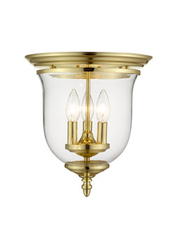 3 Light Polished Brass Ceiling Mount (108|5021-02)