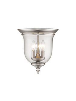 3 Light Brushed Nickel Ceiling Mount (108|5021-91)