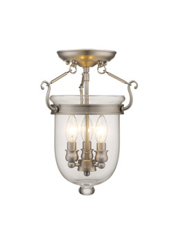 3 Light Brushed Nickel Ceiling Mount (108|5061-91)