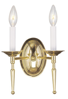 2 Light Polished Brass Wall Sconce (108|5122-02)
