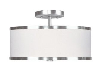2 Light Brushed Nickel Ceiling Mount (108|6367-91)