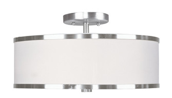3 Light Brushed Nickel Ceiling Mount (108|6368-91)