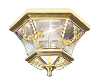 2 Light Polished Brass Ceiling Mount (108|7052-02)