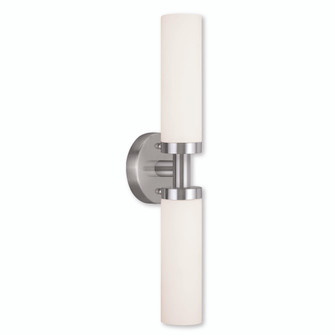 2 Light Brushed Nickel Bath Light (108|10104-91)