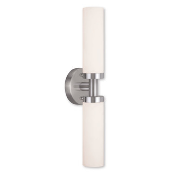 2 Light Brushed Nickel Bath Light (108|10104-91)