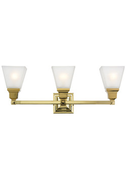 3 Light Polished Brass Bath Light (108|1033-02)