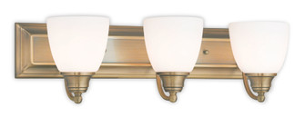 3 Light Antique Brass Bath Light (108|10503-01)
