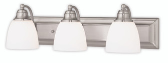 3 Light Brushed Nickel Bath Light (108|10503-91)