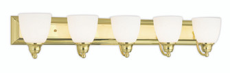 5 Light Polished Brass Bath Light (108|10505-02)