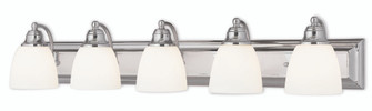 5 Light Polished Chrome Bath Light (108|10505-05)