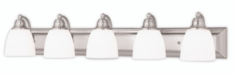 5 Light Brushed Nickel Bath Light (108|10505-91)