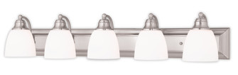 5 Light Brushed Nickel Bath Light (108|10505-91)