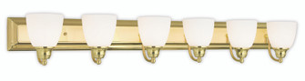 6 Light Polished Brass Bath Light (108|10506-02)