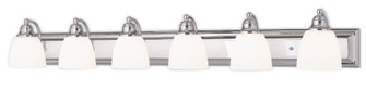 6 Light Polished Chrome Bath Light (108|10506-05)