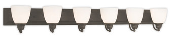 6 Light Bronze Bath Light (108|10506-07)